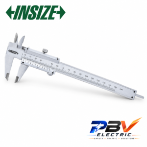 INSIZE เวอร์เนียคาลิปเปอร์แบบสเกล 1205 พร้อมโลโก้ INSIZE และ PBV Electric
