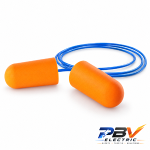 SAFETY JOGGER ARUSHA CORDED โฟมอุดหูลดเสียง มีสาย SNR 37 dB พร้อมโลโก้ PBV ELECTRIC