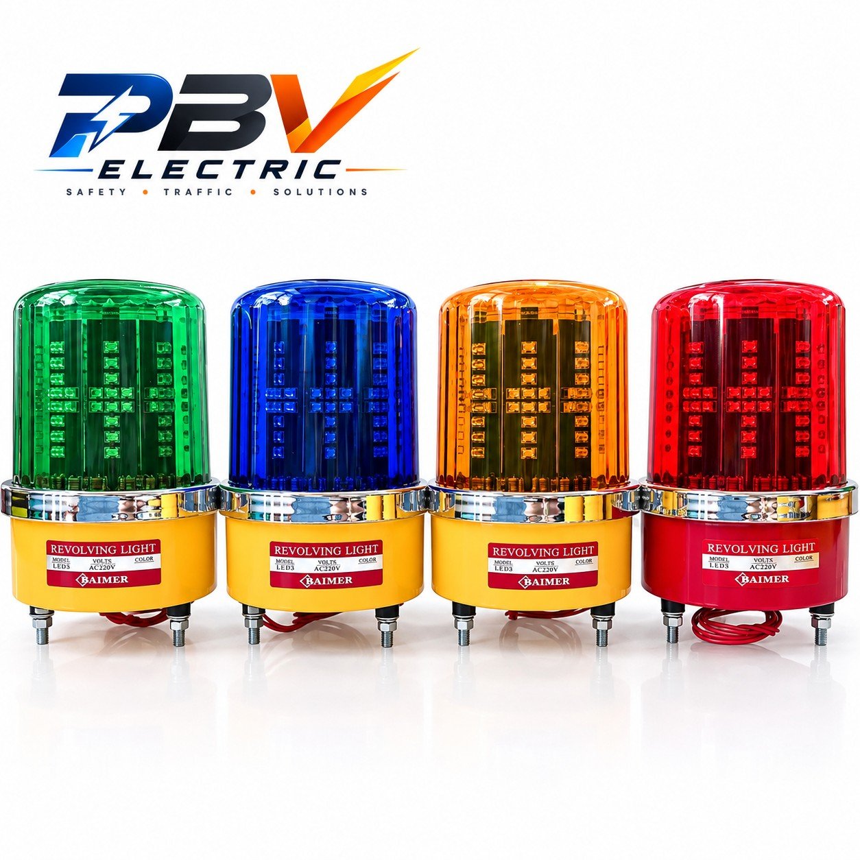 ไฟหมุน EL-LED3 รวมสีสินค้า