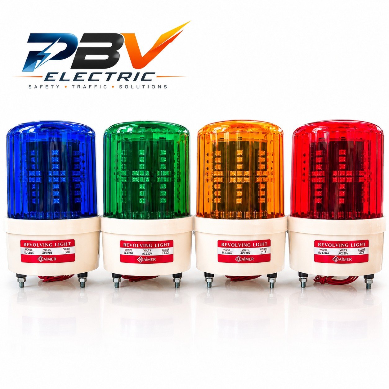 ไฟหมุน EL-LED4 รวมสีสินค้า